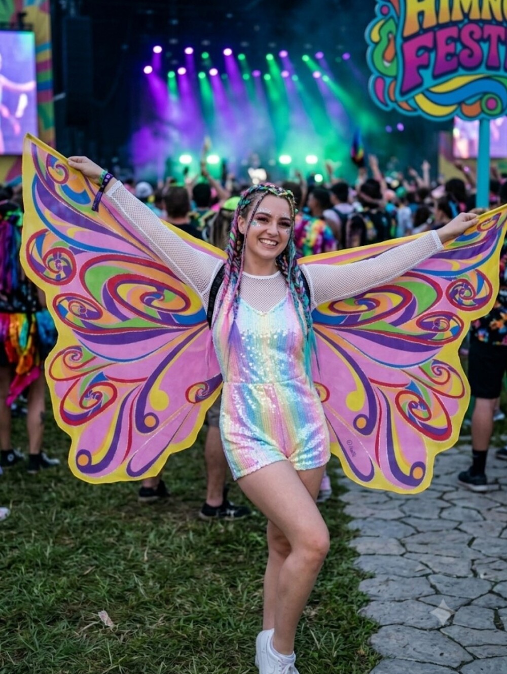 2016 Dreamy Dress Ups by NoaPoa Fairy Rainbow Swirl Glitter Wings